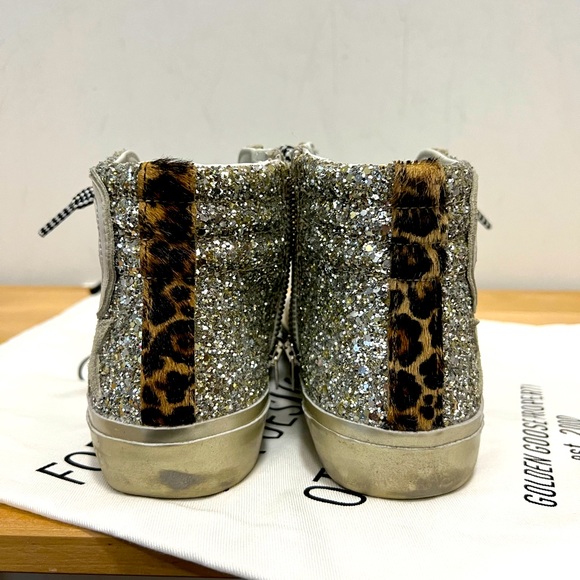 Golden Goose GGDB Slide high top sneakers size 36 - Picture 2 of 5